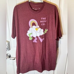 Men’s XL NEFF Burgundy Cloud Tee
